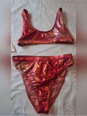 Revibe Dippin' Daisy's Rave Sunset Ombre Bikini Set